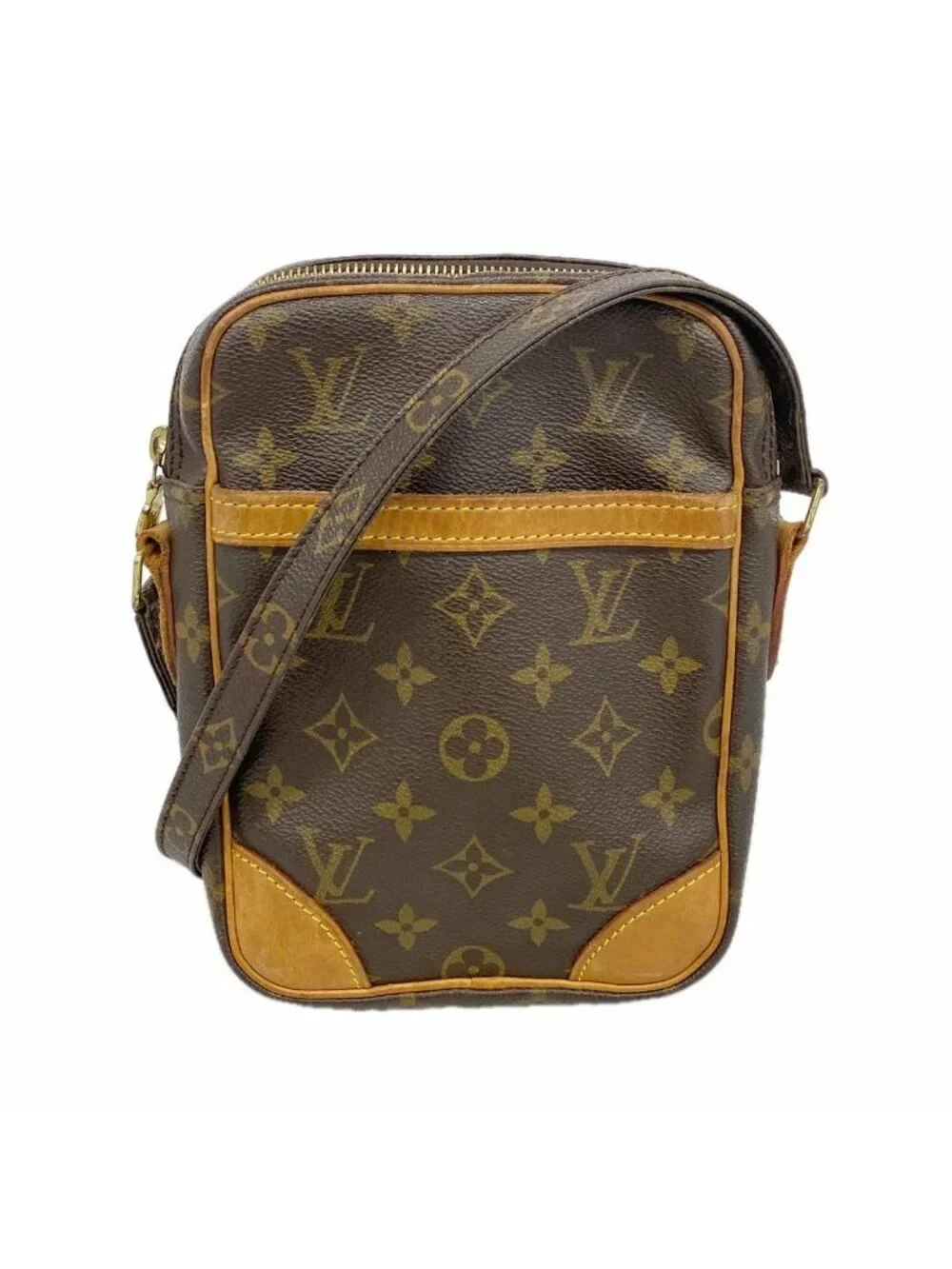 Louis Vuitton Shoulder Bag Monogram Danube Brown